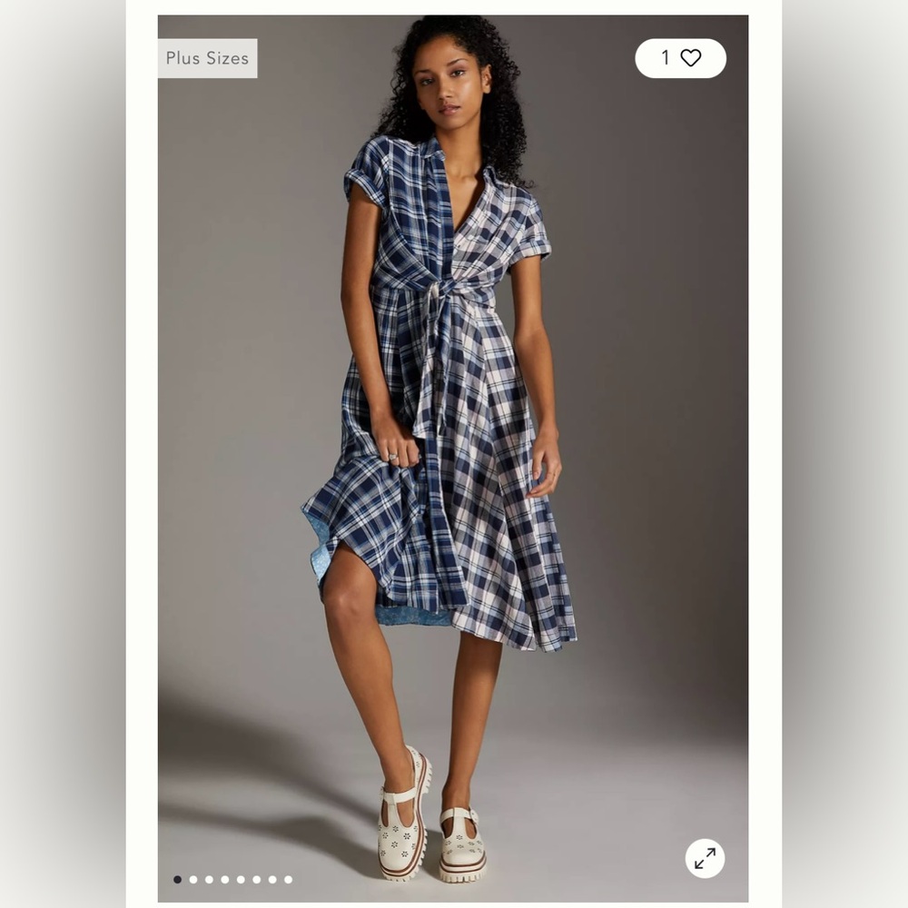 Pilcro Women’s Colorblock Asymmetrical Plaid Shirt Dress. Size XS
SKU 670